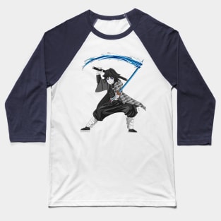 Gray Water Man Baseball T-Shirt